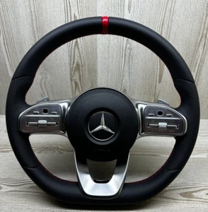 MERCEDES BENZ W213 W205 W222 LENKRAD AMG LINE FL GENERALÜBERHOLT ORIGINAL - Bild 1 von 7