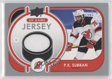 2021-22 Upper Deck Series 1 UD Game Jersey PK Subban #GJ-PS