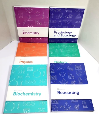 MCAT Prep Books Blueprint Complete Set 6 Books (Not Used) - Image 1 of 4