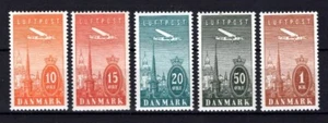 Denmark 1934 air mail , planes , aviation MNH - Picture 1 of 1
