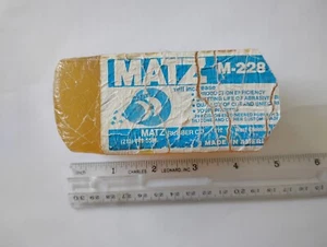 MATZ gemischter Gummibrocken M-228 Schleifbandreiniger Typ, 4" Länge, 2" Breite - Bild 1 von 4
