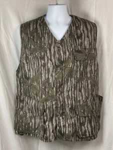 Vintage Bob Allen Camouflage Hunting Vest Medium USA Made Real Tree - Picture 1 of 12