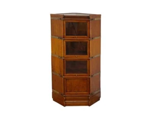 Eckschrank Eckregal Studio Globe Wernicke Mahagoni hell H: 149,5 cm -11525- - Bild 1 von 7