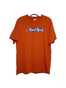 Hard Rock Cafe: Orange Hard Rock Cafe Cancun T-Shirt, Mens Large - Picture 1 of 6