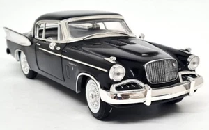 Anson 1/18 - Studebaker Golden Hawk 1957 Black Diecast Scale Model Car - Picture 1 of 10