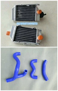 Blue Aluminum Radiator For KTM 50 SX/SXS Mini 49cc/50cc 2012-2019 2018 Braced - Picture 1 of 6