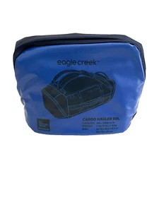 Eagle Creek Cargo Hauler 90L Folding Duffle Bag Stowable Backpack Straps Blue - Picture 1 of 5