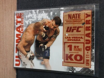 Nate Quarry Pete Sell UKO-23 2013 Topps UFC Knockout Ultimate Knockout - Image 1 of 2