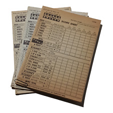 Vintage 1964 Kismet Game Score Cards - Unused - 3 Books #214406