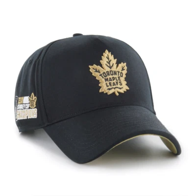 NHL Toronto Maple Leafs ’47 Brand Deluxe Sure Shot MVP DT Adjustable Hockey Hat - Image 1 of 4