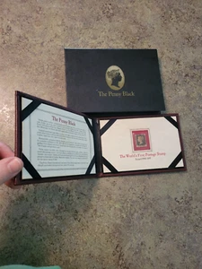 Great Britain GB UK "WORLD'S FIRST STAMP ~ THE PENNY BLACK" Presentation Pack - Picture 1 of 5