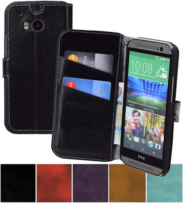 Custodia Esclusiva Suncase In Vera Pelle Per HTC ONE M8 | M8s - Immagine 1 di 4