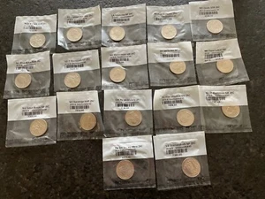 Uncirculated Lot Of (17) State Park Quarters Littleton Sealed in Plastic - Picture 1 of 4