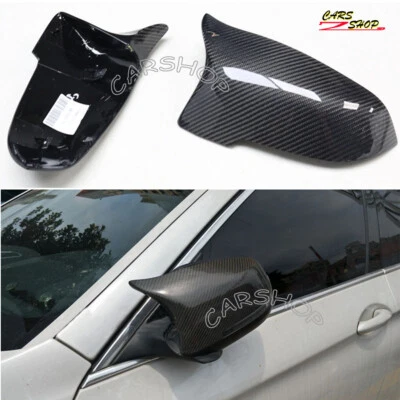 Сменная крышка бокового зеркала из углеродного волокна в стиле M для BMW F10 535i 650i LCI 2014-16 - Изображение 1 из 4