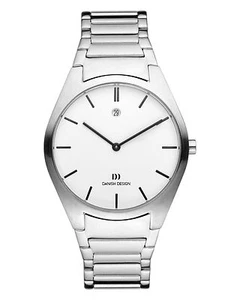 Danish Design IQ62Q890 White Dial Stainless Steel Quartz Sapphire Men's Watch - Picture 1 of 1