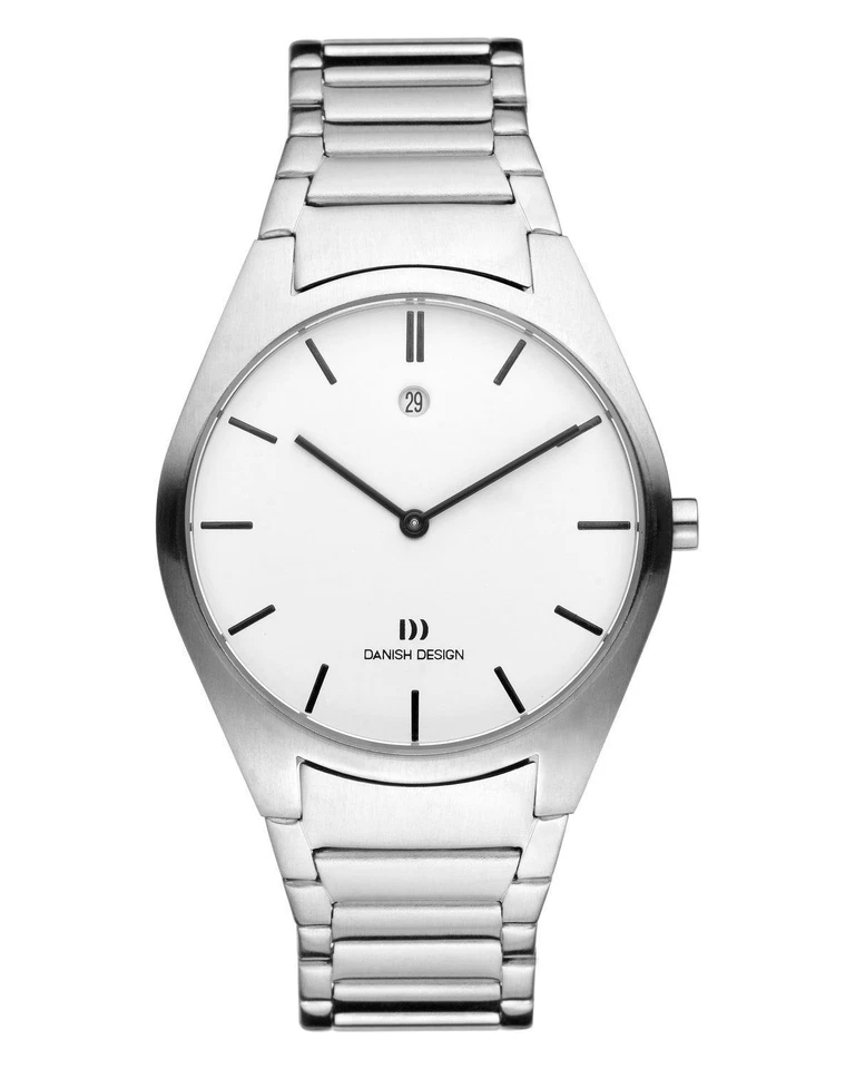 Danish Design IQ62Q890 White Dial Stainless Steel Quartz Sapphire Men's Watch - image 1 of 1