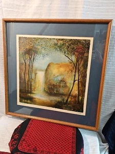 IMPRESIÓN ARTÍSTICA JOSE PUIG MARTI ARTISTA ESPAÑOL FIRMADO EDICIÓN LIMITADA 79/260 - Imagen 1 de 7