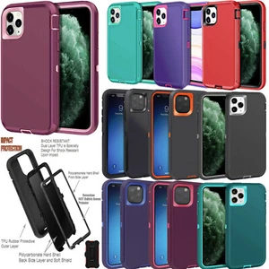 Shockproof For iPhone 11 Pro 5.8" Case Cover Clip Fits Otterbox Defender Series - Bild 1 von 29
