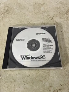 Microsoft Windows 98 Sistema Operativo Disco Originale - Solo Disco Senza Chiave - Foto 1 di 3