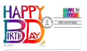 4079 39c Feliz Cumpleaños, 2006, David Curtis, FDC - Imagen 1 de 1