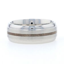 Scott Kay Faith Men's Wedding Band Cobalt & Sterling 925 Comfort Fit Ring 10 1/4