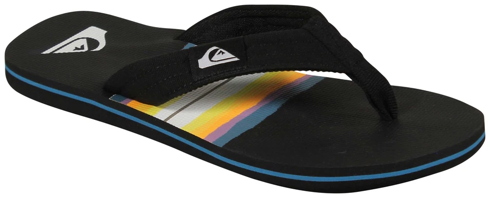 Sandalia Quiksilver Molokai Layback para niño - Negra 3 - Nueva Foto 1 de 1