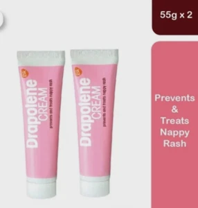 2 X 55g Drapolene Cream Nappy Rashes in Babies and Children - Picture 1 of 6