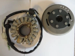 Yamaha Lichtmaschine Stator RD350 YPVS inklusive Rotor 29L-81410-50 Original - Picture 1 of 2