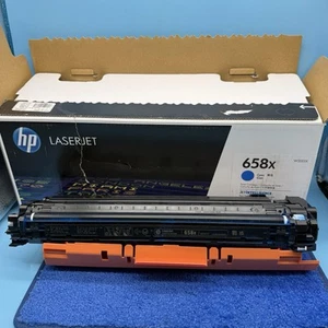 HP W2001X 658X Cyan High Yield Toner Cartridge - UNTESTED - Afbeelding 1 van 5