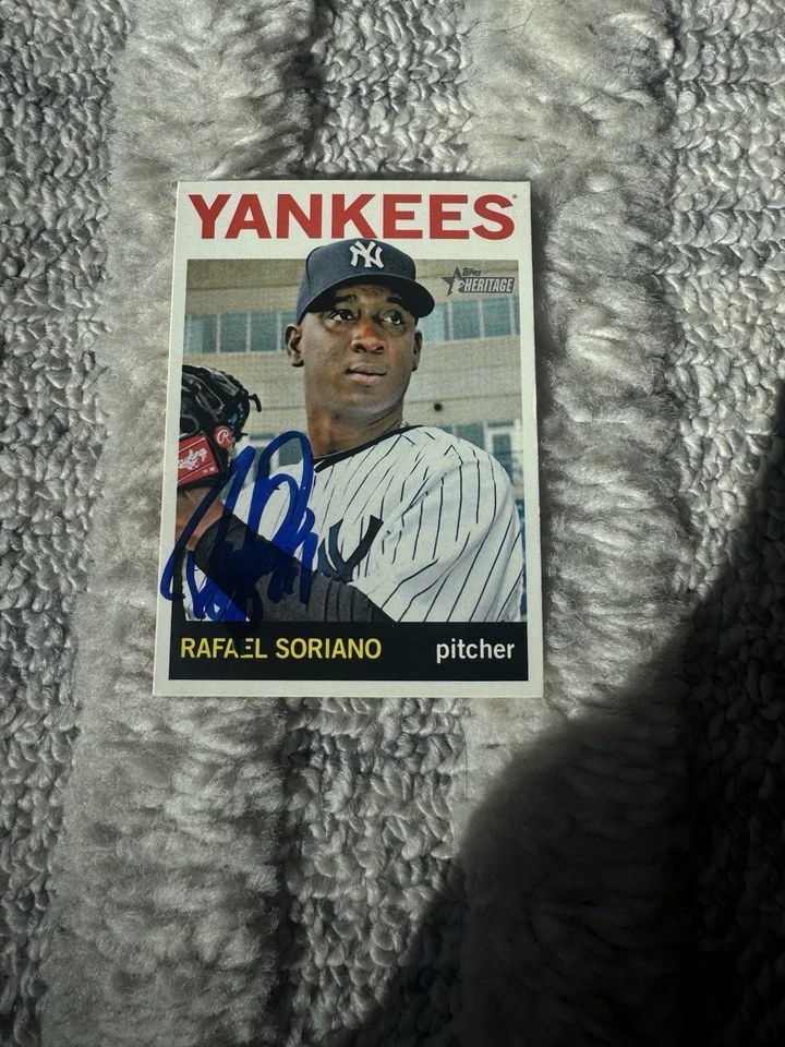Rafael Soriano Signed 2013 Topps Heritage Card #296 - Image 1 of 1