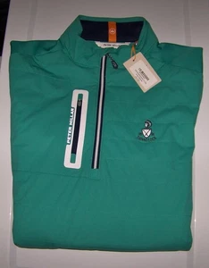 NEW PETER MILLAR Hybrid Zip Pullover Sweater Shirt SHINNECOCK HILLS GOLF CLUB L - Picture 1 of 9