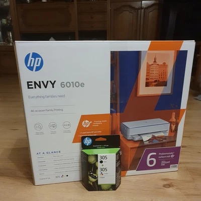 HP Envy 6010e, Tintenstrahl-Multifunktionsdrucker, 3in1, USB, WLAN - Bild 1 von 4