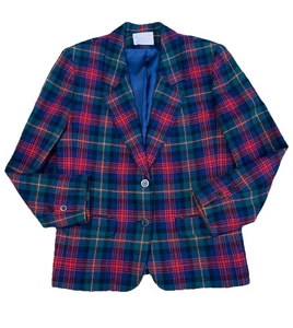 Chaqueta Pendleton Mujer 12 Auténtica Maclennan Escocesa Tartán Escocesa Lana a Cuadros Blazer - Imagen 1 de 11