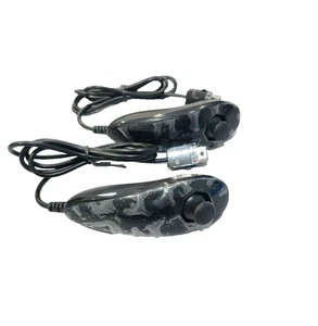 2 Pack - Nunchuck Joystick Gamepad Remote Controller Gaming Console Black - Picture 1 of 4