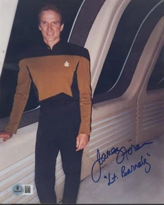JAMES HORAN "LT. BARNALY" SIGNED AUTOGRAPHED 8X10 PHOTO BECKETT BR54023 - Picture 1 of 1
