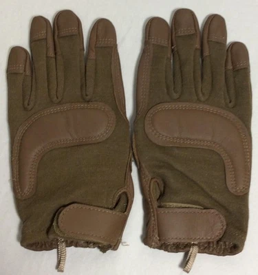 HWI USGI MILITARY ADVANCED COMBAT GLOVES, COYOTE BROWN, LARGE, NIB
