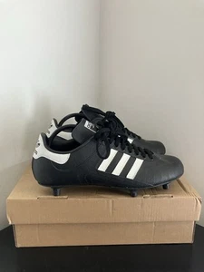 Adidas 1982 Venezuela Fußballschuhe Schwarz Vintage Selten Größe Uk 9,5 - Bild 1 von 14