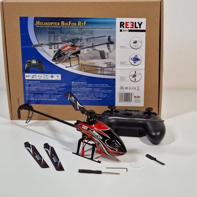 Reely BigFox Rc Hubschrauber Helikopter 2.4Ghz Gyro 415mm RE-7417518 Heli - Bild 1 von 4