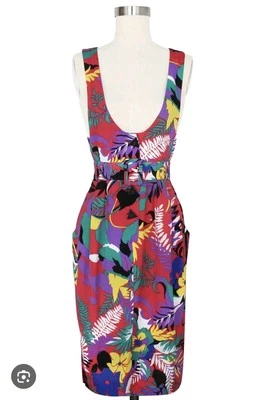 Falda y cinturón estilo años 80 trashy diva totalmente tropical con tirantes Foto 1 de 4