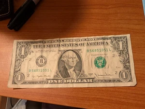 1977A New York $1 Federal Reserve Note Bill - Picture 1 of 2