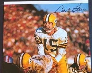 Bart Starr Autographed Photograph 8x 7" - Picture 1 of 1