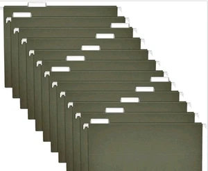 Pendaflex Hanging File Folder Letter Size Green 1/5-Cut Adjustable Tab 25Ct - Picture 1 of 7