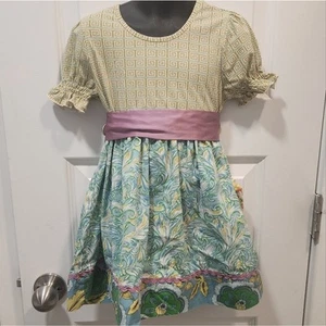 Matilda Jane Serendipity Collection Girls Dress Size 4 – Whimsical Mixed Print, - Picture 1 of 7