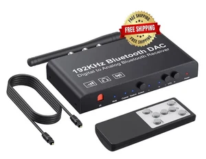 Convertidor De Audio Óptico A Rca De Digital A Analógico Convertidor De Óptico - Imagen 1 de 9