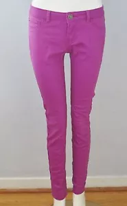 MATERIAL GIRL Size 3 Pink Front Zipper Closure Straight Leg Skinny Casual Jeans - Bild 1 von 4