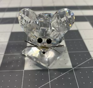 Swarovski Mouse Crystal Figurine In A Summer Meadow Collection 2.5” Missing Tail - Picture 1 of 14