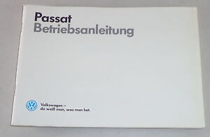 Instrucciones Servicio VW Passat 32B B2 Stand 06/1988