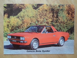 LANCIA BETA SPIDER 1977 Large Format German Mkt Sales Brochure Prospekt - 2000 - Picture 1 of 4