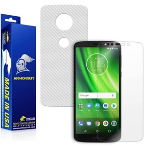 ArmorSuit MilitaryShield Motorola Moto G6 Screen Protector + White Carbon Fiber - Picture 1 of 6