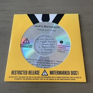 Jacks Mannequin People And Things CD Promo - Picture 1 of 4
